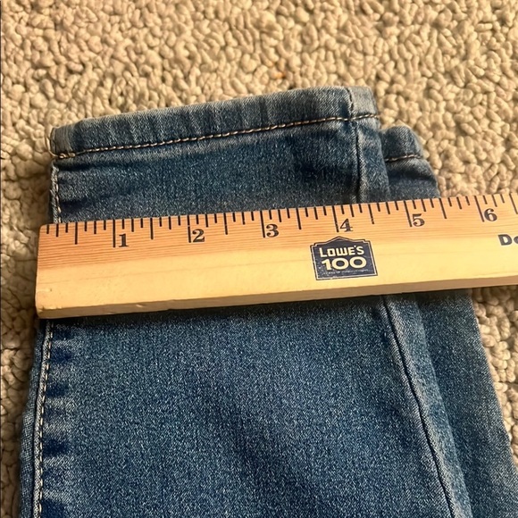 Curve appeal Blue Skinny Jeans with Subtle Fading 335 - Picture 3 of 8